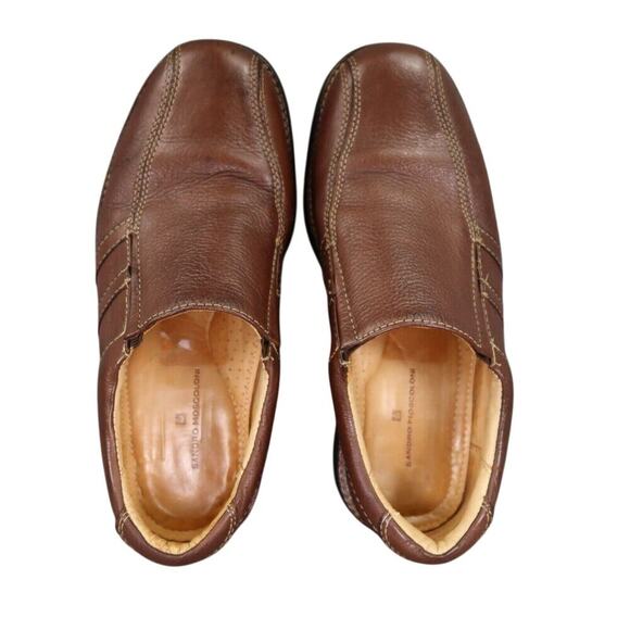 Sandro Moscoloni Shoes Mens 9 Slip On Classic Bike Toe Leather Comfort Flexible main image 10